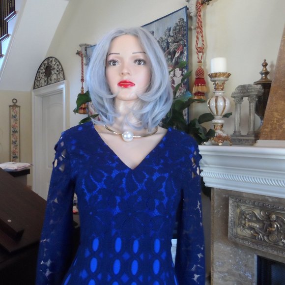 Lilly Pulitzer Dresses Lilly Pulitzer Navy Blue Lace Macon Dress